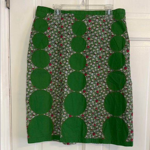 Boden Dresses & Skirts - Vintage Boden Green Floral Skirt